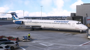 Fly The Maddog X — Finnair MD-83 OH-LPC thumbnail 1