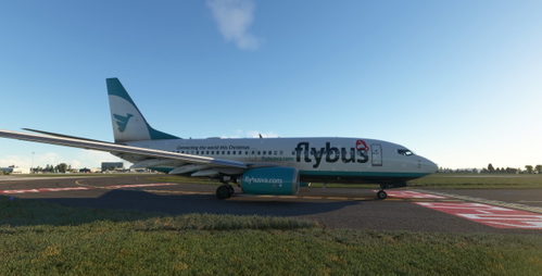 FlyBus 737-600 Christmas Livery