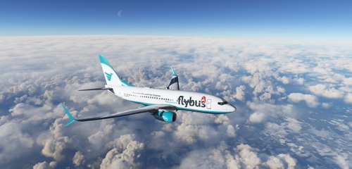FlyBus 737-700 Christmas Livery