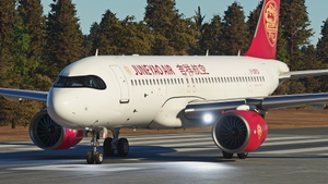 FlyByWire A32NX Juneyao Airlines 吉祥航空 B-30FQ 8K thumbnail 4