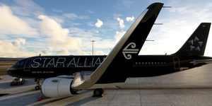 [A32NX] FlyByWire | Airbus A320neo Air New Zealand D-AZAC 8k thumbnail 5