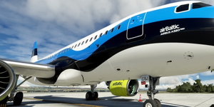[A32NX] FlyByWire | Airbus A320neo AirBaltic Estonia YL-CSJ in 8k thumbnail 10