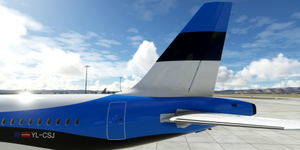 [A32NX] FlyByWire | Airbus A320neo AirBaltic Estonia YL-CSJ in 8k thumbnail 8