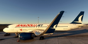 [A32NX] FlyByWire | Airbus A320neo AnadoluJet TC-LUN in 8k thumbnail 4