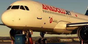 [A32NX] FlyByWire | Airbus A320neo AnadoluJet TC-LUN in 8k thumbnail 2