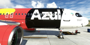 [A32NX] FlyByWire | Airbus A320neo AZUL Mickey Mouse PR-YSH in 8k thumbnail 9