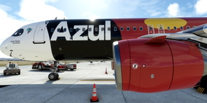 [A32NX] FlyByWire | Airbus A320neo AZUL Mickey Mouse PR-YSH in 8k thumbnail 4