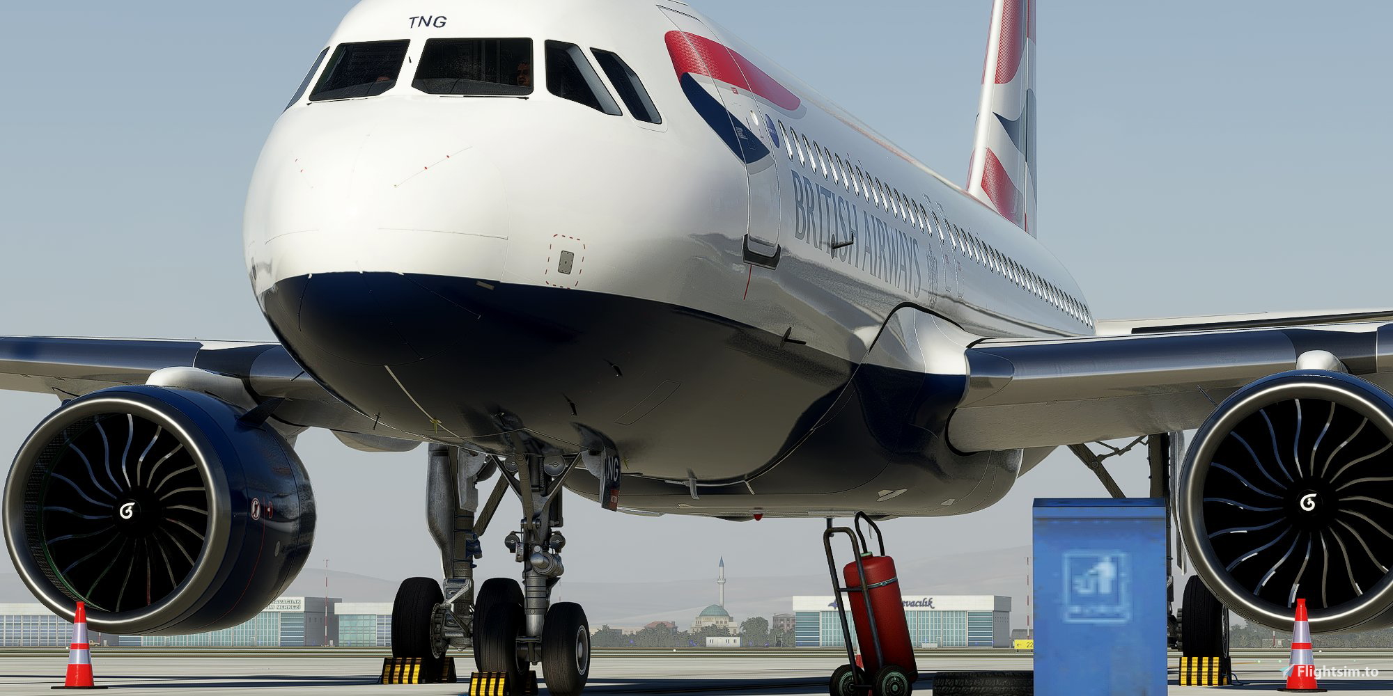 [A32NX] FlyByWire | Airbus A320neo BRITISH AIRWAYS G-TTNG in 8k - Image 1