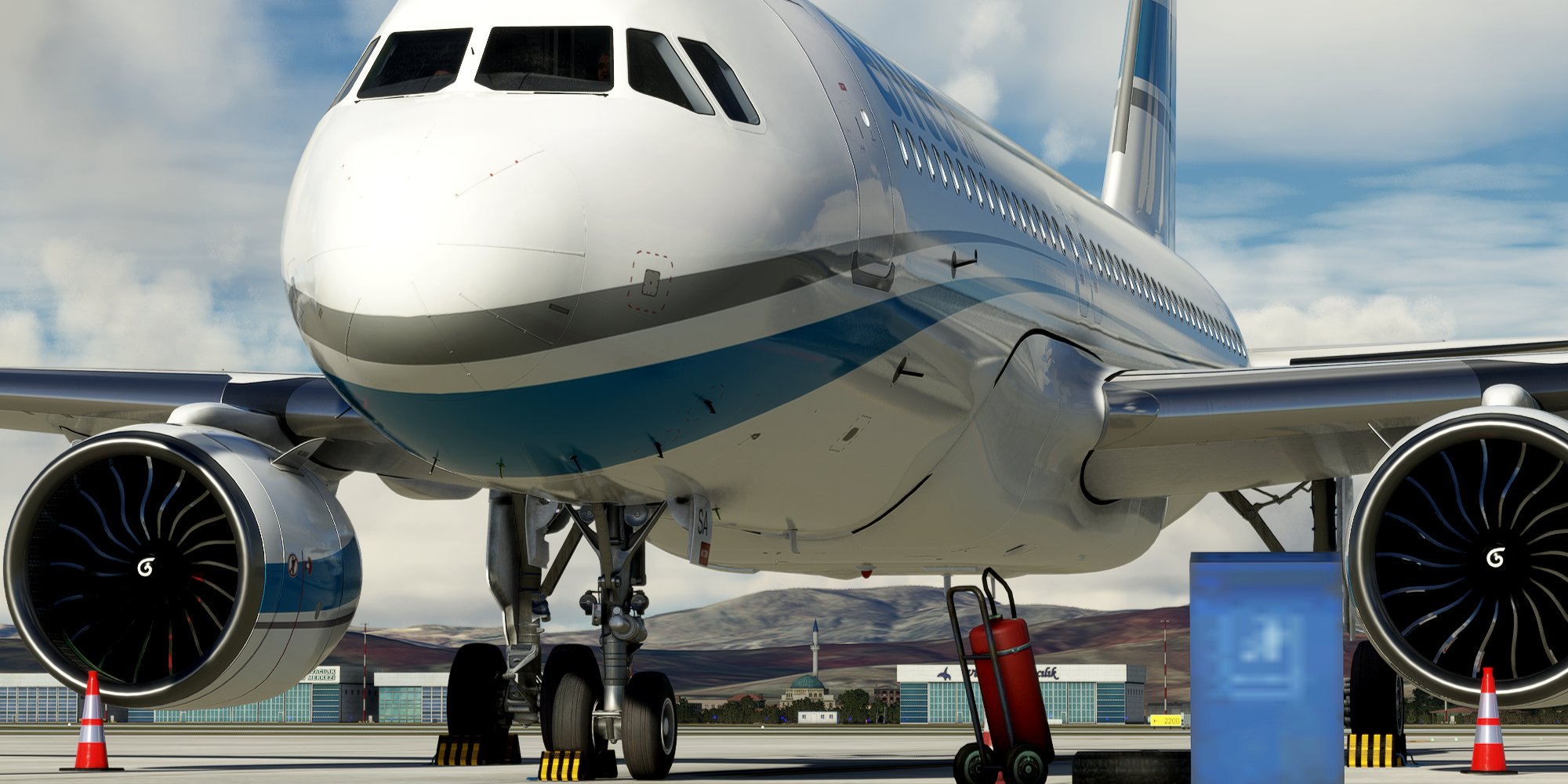 A32NX] FlyByWire | Airbus A320neo Enter Air SP-ESA in 8k