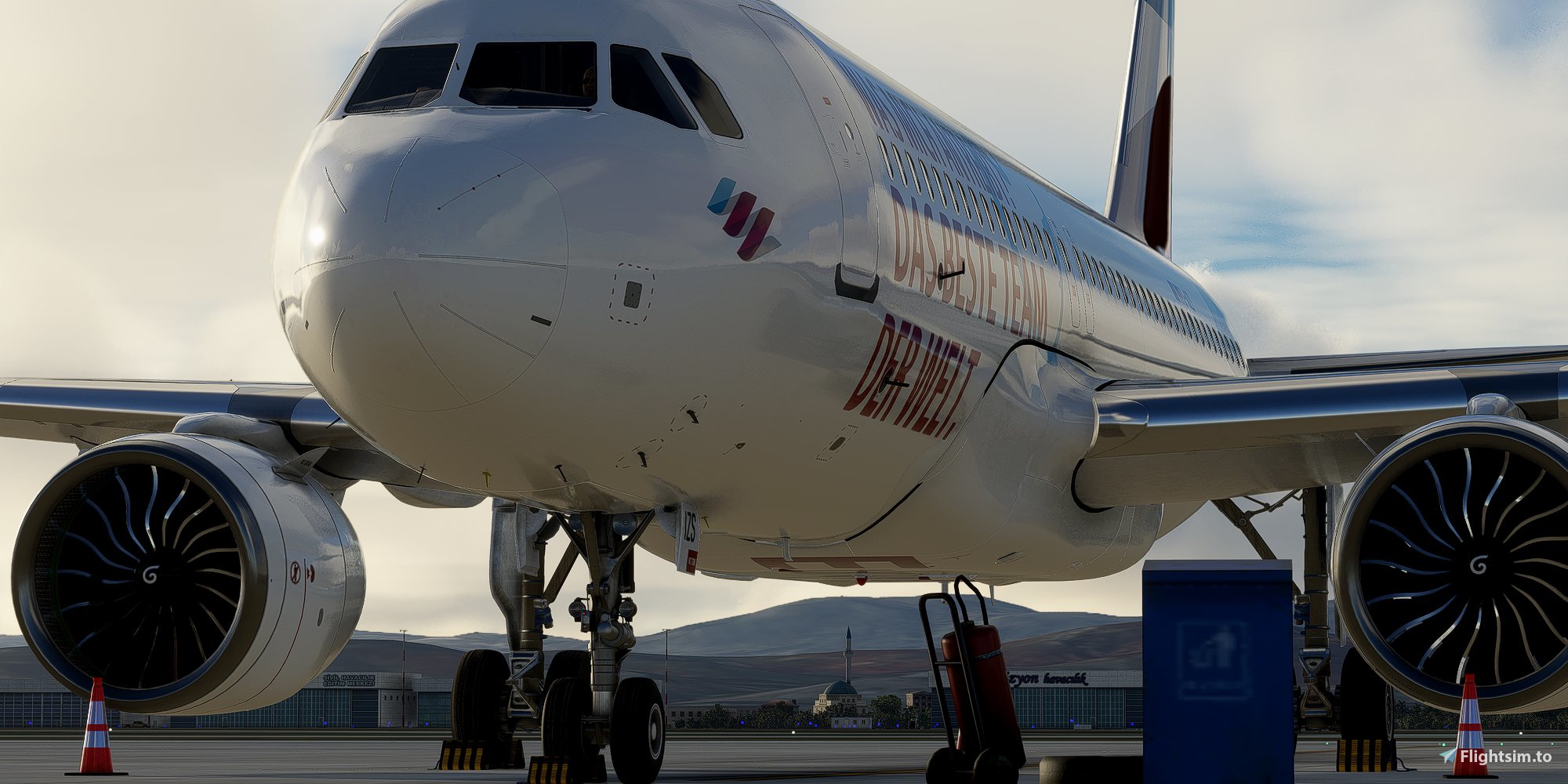 [A32NX] FlyByWire | Airbus A320neo Eurowings D-AIZS in 8k - Image 1