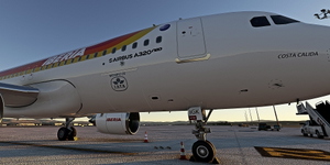 [A32NX] FlyByWire | Airbus A320neo IBERIA Old Livery EC-IGK 8k thumbnail 10