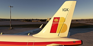 [A32NX] FlyByWire | Airbus A320neo IBERIA Old Livery EC-IGK 8k thumbnail 7