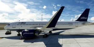 [A32NX] FlyByWire | Airbus A320neo JetBlue Blueberry N548JB in 8k thumbnail 5