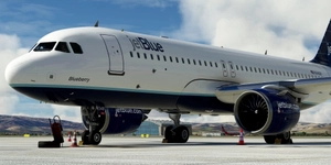 [A32NX] FlyByWire | Airbus A320neo JetBlue Blueberry N548JB in 8k thumbnail 2