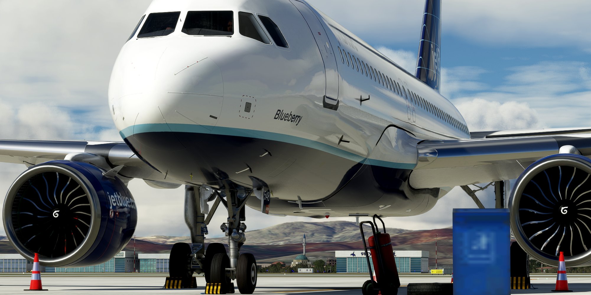 [A32NX] FlyByWire | Airbus A320neo JetBlue Blueberry N548JB in 8k - Image 1