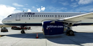 [A32NX] FlyByWire | Airbus A320neo JetBlue Blueberry N548JB in 8k thumbnail 4