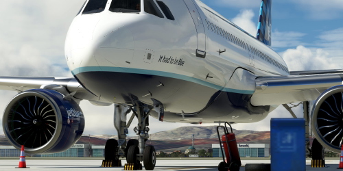 [A32NX] FlyByWire | Airbus A320neo JetBlue N519JB 8k