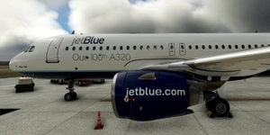 [A32NX] FlyByWire | Airbus A320neo JetBlue N655JB 8k thumbnail 4