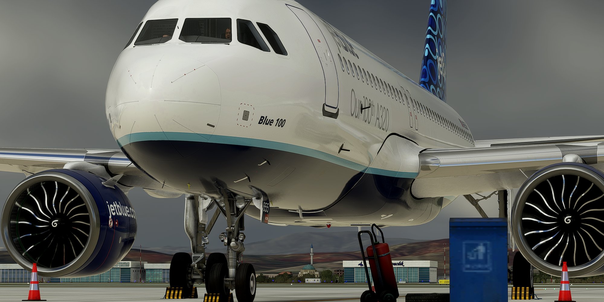 [A32NX] FlyByWire | Airbus A320neo JetBlue N655JB 8k - Image 1