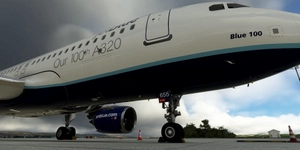 [A32NX] FlyByWire | Airbus A320neo JetBlue N655JB 8k thumbnail 10