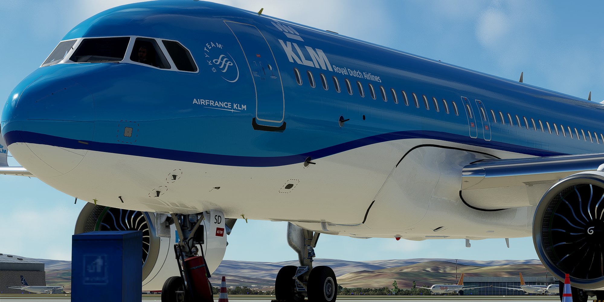 A32NX] FlyByWire | Airbus A320neo KLM PH-XSD in 8k - Aircraft