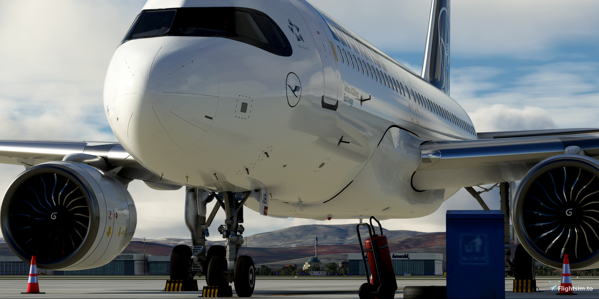 [A32NX] FlyByWire | Airbus A320neo Lufthansa D-AIJB 8k - Image 1