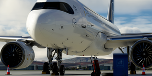 [A32NX] FlyByWire | Airbus A320neo Lufthansa D-AIJB 8k thumbnail 1