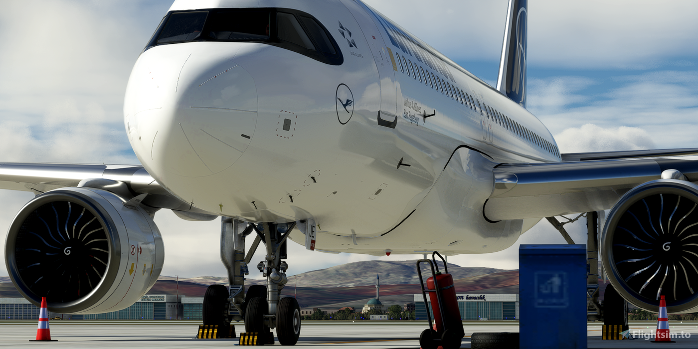 A32NX] FlyByWire | Airbus A320neo Lufthansa D-AIJE 8k für