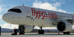 [A32NX] FlyByWire | Airbus A320neo Pegasus Airlines TC-RBY 8k thumbnail 2