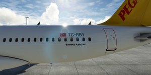 [A32NX] FlyByWire | Airbus A320neo Pegasus Airlines TC-RBY 8k thumbnail 6