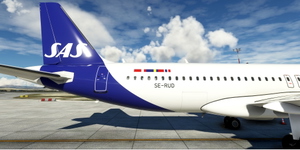 [A32NX] FlyByWire | Airbus A320neo Scandinavian SAS SE-RUD in 8k thumbnail 8