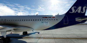 [A32NX] FlyByWire | Airbus A320neo Scandinavian SAS SE-RUD in 8k thumbnail 6