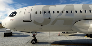 [A32NX] FlyByWire | Airbus A320neo Scandinavian SAS SE-RUD in 8k thumbnail 3