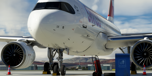 [A32NX] FlyByWire | Airbus A320neo  Swiss Air Lines HB-JDE 8k - ONLY FOR FLYBYWIRE