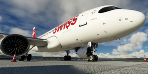 [A32NX] FlyByWire | Airbus A320neo  Swiss Air Lines HB-JDF 8k thumbnail 10