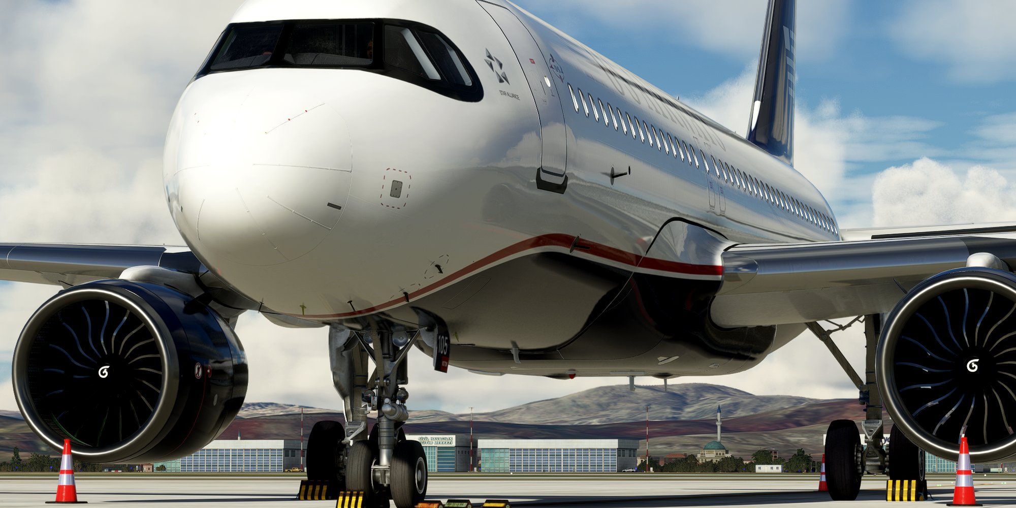 [A32NX] FlyByWire | Airbus A320neo US AIRWAYS N105US in 8k - Image 1
