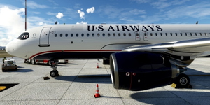 [A32NX] FlyByWire | Airbus A320neo US AIRWAYS N105US in 8k thumbnail 4