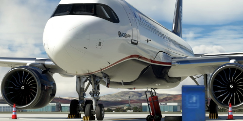[A32NX] FlyByWire | Airbus A320neo US Airways N107US with mask 8k