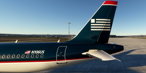 [A32NX] FlyByWire | Airbus A320neo US AIRWAYS Shuttle N106US in 8k thumbnail 7
