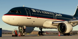 [A32NX] FlyByWire | Airbus A320neo US AIRWAYS Shuttle N106US in 8k thumbnail 2