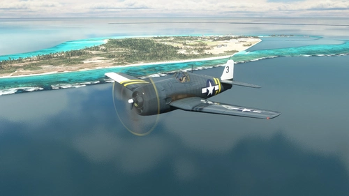 FlyingIron F6F USN VF-25, No.3, USS Santee (CVE-29), 1945