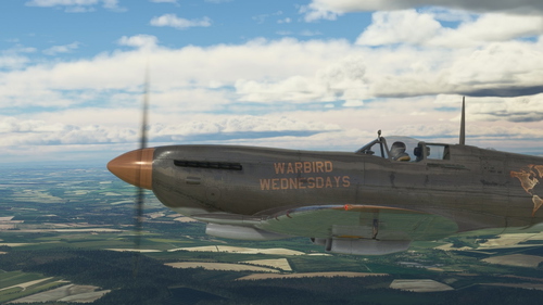 FlyingIron Simulations Spitfire "Warbird Wednesday" Livery