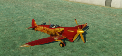 FlyingIron SpitfireIX Repaint Livery: Flame Viper