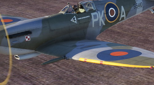 FlyingIron SpitfireIX Repaint Livery: G-TCHI