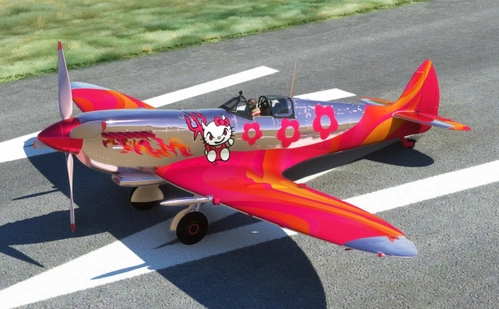 FlyingIron SpitfireIX Repaint Livery: HELLoKAT