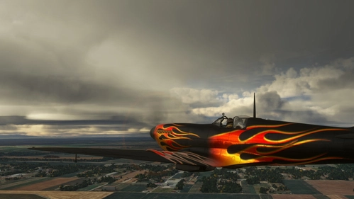 FlyingIron SpitfireIX Repaint Livery: Hot Rod