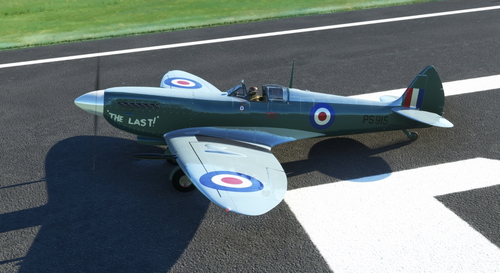 FlyingIron SpitfireIX Repaint Livery: PR.XIX PS915 'The Last'