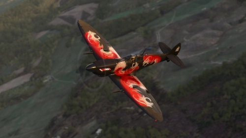 FlyingIron SpitfireIX Repaint Livery: Red Rum