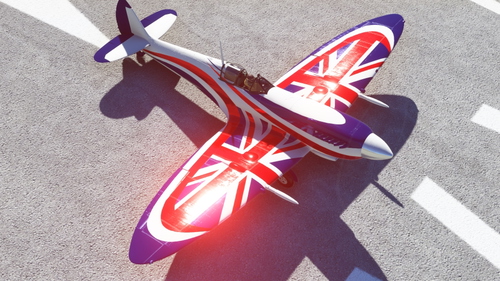 FlyingIron SpitfireIX Repaint Livery: Union Jack