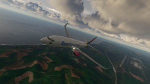 FlySafair Boeing 737-800 PMDG BW ZS-SJV Springboks thumbnail 6